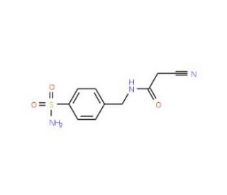 N-[4-(Aminosulfonyl)benzyl]-2-cyanoacetamide - chemical structure image