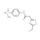 N-[4-(aminosulfonyl)phenyl]-2-[5-(chloromethyl)-1,2,4-oxadiazol-3-yl]acetamide (CAS 885461-52-9) - chemical structure image