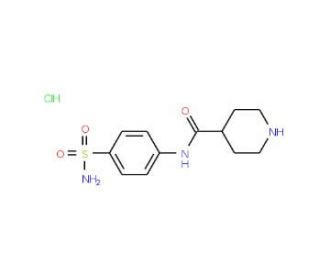 N-[4-(aminosulfonyl)phenyl]piperidine-4-carboxamide hydrochloride - chemical structure image