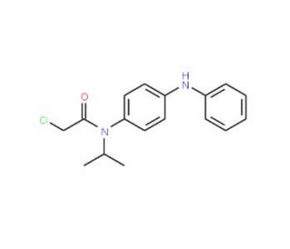 N-(4-anilinophenyl)-2-chloro-N-isopropylacetamide - chemical structure image