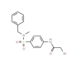 N-(4-{[Benzyl(methyl)amino]sulfonyl}phenyl)-2-bromoacetamide - chemical structure image