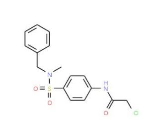 N-(4-{[benzyl(methyl)amino]sulfonyl}phenyl)-2-chloroacetamide - chemical structure image