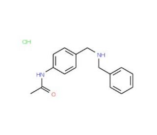 N-[4-(Benzylaminomethyl)-phenyl]-acetamide hydrochloride - chemical structure image