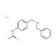 N-[4-(Benzylaminomethyl)-phenyl]-acetamide hydrochloride - chemical structure image