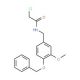 N-[4-(benzyloxy)-3-methoxybenzyl]-2-chloroacetamide - chemical structure image
