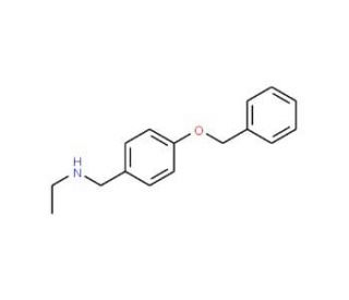 N-[4-(benzyloxy)benzyl]-N-ethylamine - chemical structure image