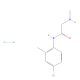 N-(4-bromo-2-methylphenyl)-2-(methylamino)acetamide hydrochloride - chemical structure image
