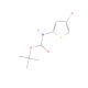N-(4-Bromo-2-thienyl)-carbamic Acid 1,1-Dimethylethyl Ester (CAS 868387-45-5) - chemical structure image