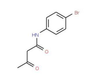 N-(4-Bromo-phenyl)-3-oxo-butyramide (CAS 38418-24-5) - chemical structure image