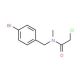 N-(4-bromobenzyl)-2-chloro-N-methylacetamide - chemical structure image
