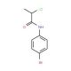 N-(4-Bromophenyl)-2-chloropropanamide - chemical structure image