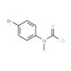 N-(4-Bromophenyl)-N-methylthiocarbamoyl chloride (CAS 10219-03-1) - chemical structure image