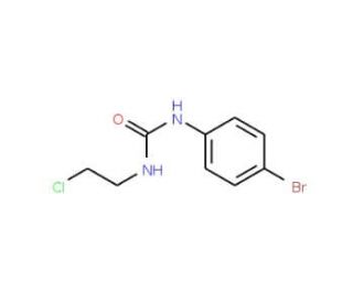 N-(4-Bromophenyl)-N&prime;-(2-chloroethyl)urea (CAS 15145-38-7) - chemical structure image