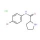 N-(4-bromophenyl)pyrrolidine-2-carboxamide hydrochloride - chemical structure image