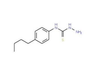 N-(4-butylphenyl)hydrazinecarbothioamide - chemical structure image