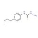 N-(4-butylphenyl)hydrazinecarbothioamide - chemical structure image