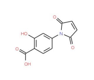 N-(4-Carboxy-3-hydroxyphenyl)maleimide (CAS 19232-43-0) - chemical structure image