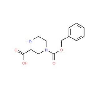 N-4-Cbz-2-piperazinecarboxylic acid (CAS 64172-98-1) - chemical structure image
