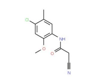 N-(4-Chloro-2-methoxy-5-methyl-phenyl)-2-cyano-acetamide - chemical structure image