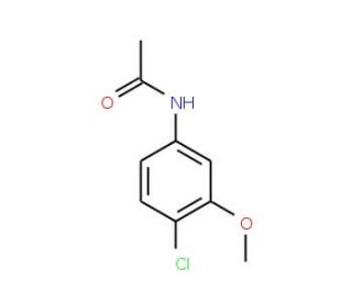 N-(4-Chloro-3-methoxyphenyl)acetamide (CAS 98446-55-0) - chemical structure image