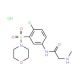 N-[4-chloro-3-(morpholin-4-ylsulfonyl)phenyl]-2-(methylamino)acetamide hydrochloride - chemical structure image