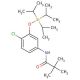 N-[4-Chloro-3-(triisopropylsilyloxy)phenyl]-2,2-dimethylpropanamide (CAS 342621-20-9) - chemical structure image