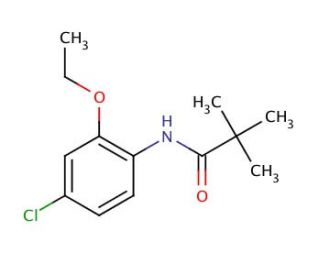 N-(4-Chloro-6-ethoxyphenyl)-2,2-dimethylpropanamide (CAS 922162-66-1) - chemical structure image