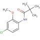 N-(4-Chloro-6-methoxyphenyl)-2,2-dimethylpropanamide (CAS 113137-29-4) - chemical structure image