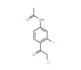 N-[4-(chloroacetyl)-3-fluorophenyl]acetamide - chemical structure image
