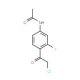 N-[4-(chloroacetyl)-3-fluorophenyl]acetamide - chemical structure image