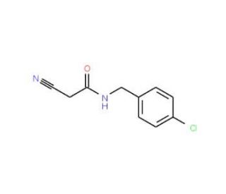 N-(4-Chlorobenzyl)-2-cyanoacetamide (CAS 66158-49-4) - chemical structure image