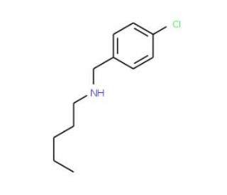 N-(4-chlorobenzyl)-N-pentylamine - chemical structure image
