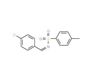 N-(4-Chlorobenzylidene)-4-methylbenzenesulfonamide (CAS 3157-65-1) - chemical structure image