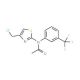 N-[4-(chloromethyl)-1,3-thiazol-2-yl]-N-[3-(trifluoromethyl)phenyl]acetamide - chemical structure image