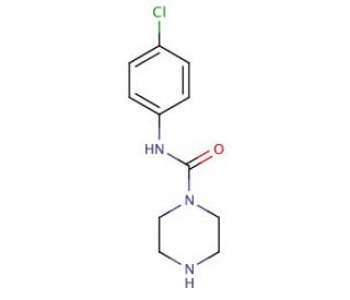N-(4-chlorophenyl)piperazine-1-carboxamide - chemical structure image