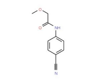 N-(4-cyanophenyl)-2-methoxyacetamide - chemical structure image