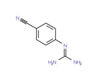 N-(4-Cyanophenyl)guanidine (CAS 5637-42-3) - chemical structure image