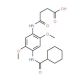 N-[4-(Cyclohexanecarbonyl-amino)-2,5-dimethoxy-phenyl]-succinamic acid (CAS 917562-36-8) - chemical structure image