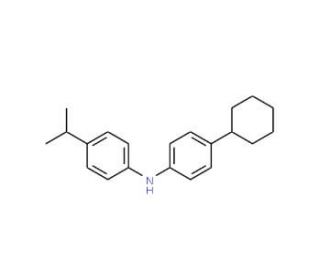 N-(4-cyclohexylphenyl)-4-isopropylbenzenamine - chemical structure image