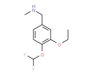 N-[4-(difluoromethoxy)-3-ethoxybenzyl]-N-methylamine - chemical structure image
