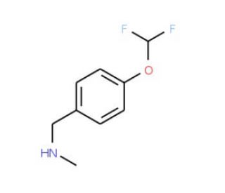 N-[4-(difluoromethoxy)benzyl]-N-methylamine (CAS 296276-42-1) - chemical structure image