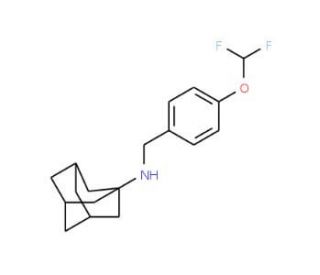 N-[4-(difluoromethoxy)benzyl]adamantan-1-amine - chemical structure image
