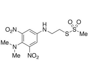 N-(4-Dimethylamino-3,5-dinitrophenyl)ethylamino Methanethiosulfonate (CAS 1076200-06-0) - chemical structure image