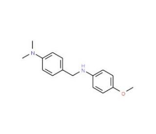 N-[4-(dimethylamino)benzyl]-N-(4-methoxyphenyl)amine (CAS 13159-99-4) - chemical structure image