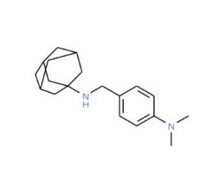 N-[4-(dimethylamino)benzyl]adamantan-1-amine - chemical structure image