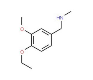 N-(4-ethoxy-3-methoxybenzyl)-N-methylamine - chemical structure image
