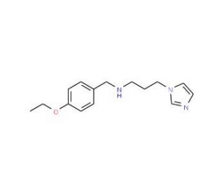 N-(4-ethoxybenzyl)-N-[3-(1H-imidazol-1-yl)propyl]amine - chemical structure image