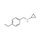 N-(4-ethylbenzyl)cyclopropanamine (CAS 892576-76-0 ) - chemical structure image