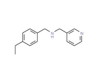 N-(4-ethylbenzyl)-N-(pyridin-3-ylmethyl)amine (CAS 436096-79-6) - chemical structure image