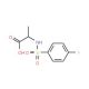 N-(4-Fluorobenzenesulphonyl)alanine (CAS 780-97-2) - chemical structure image